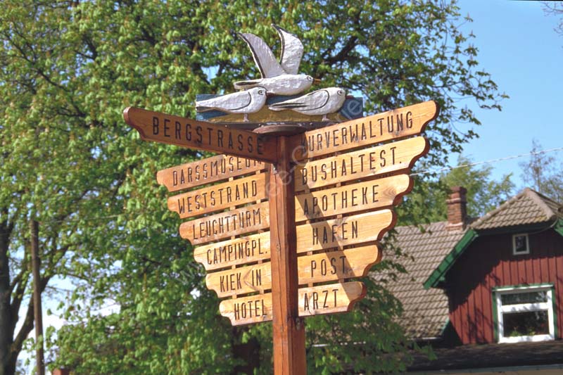 Prerow_Wegweiser